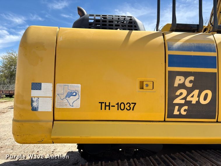 image for item EA7242 2015 Komatsu PC240LC-10 long reach excavator