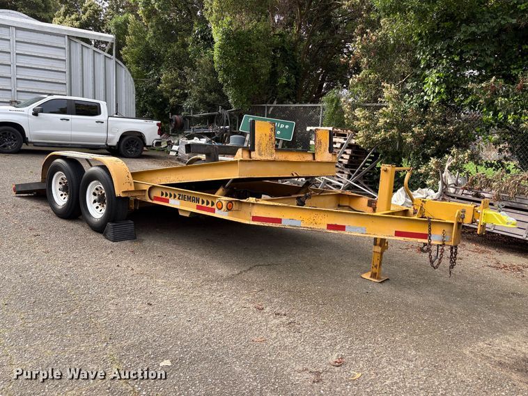 image for item EC8265 2000 Zieman Z-P21699 tilt deck utility trailer