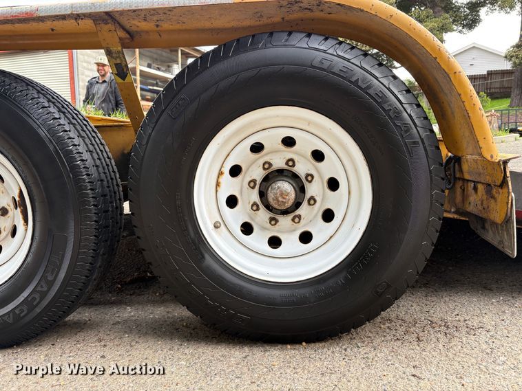 image for item EC8265 2000 Zieman Z-P21699 tilt deck utility trailer