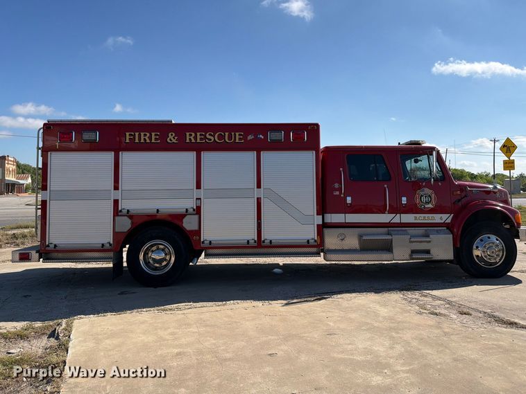 image for item ED5194 2002 International 4900 pumper fire truck
