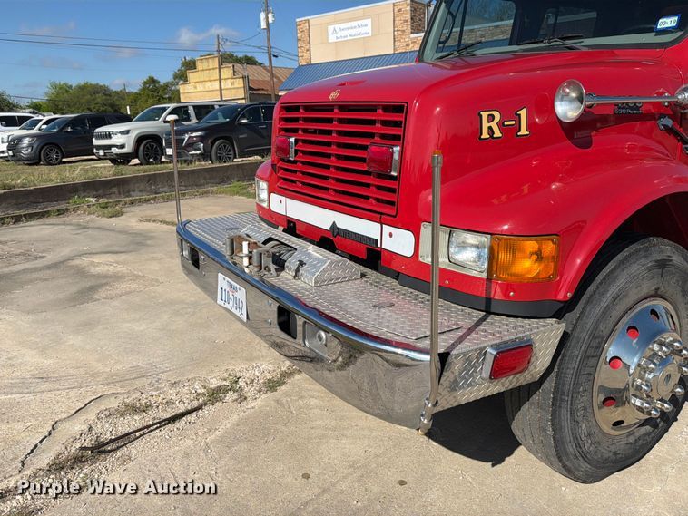 image for item ED5194 2002 International 4900 pumper fire truck