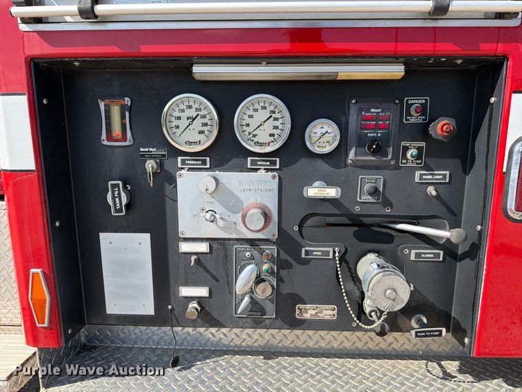 image for item ED5194 2002 International 4900 pumper fire truck