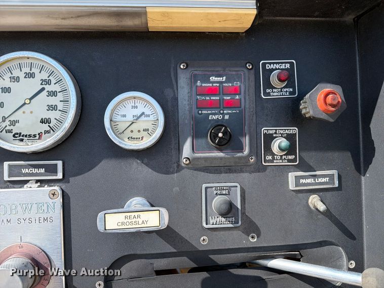 image for item ED5194 2002 International 4900 pumper fire truck