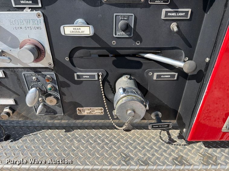 image for item ED5194 2002 International 4900 pumper fire truck