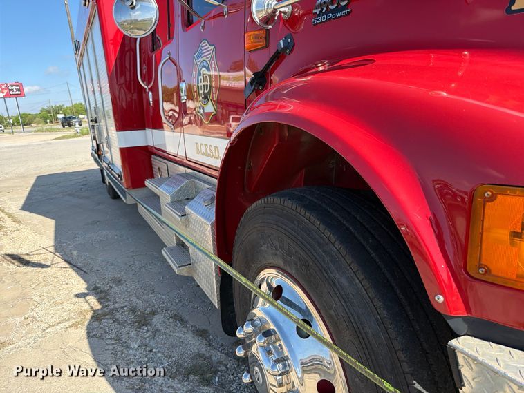 image for item ED5194 2002 International 4900 pumper fire truck