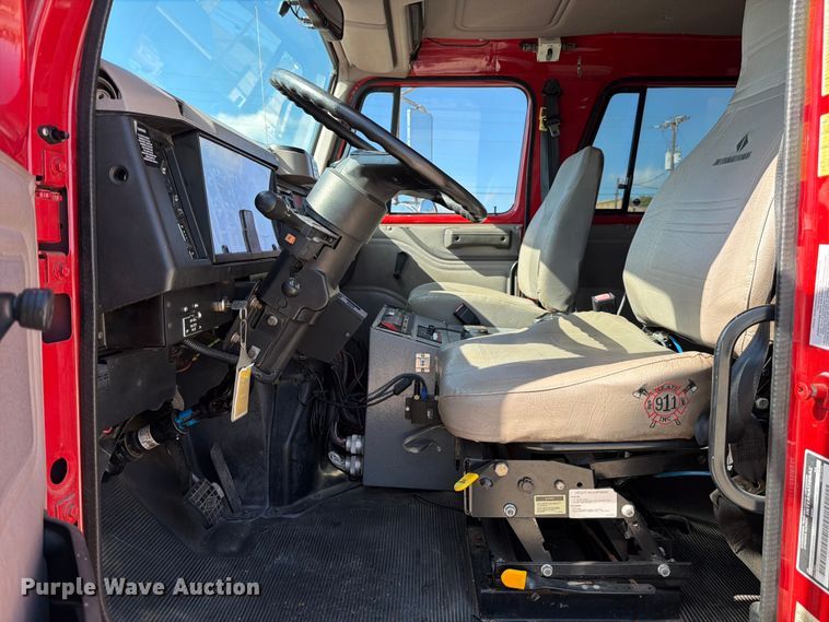 image for item ED5194 2002 International 4900 pumper fire truck