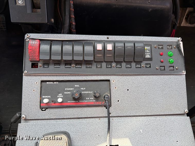 image for item ED5194 2002 International 4900 pumper fire truck