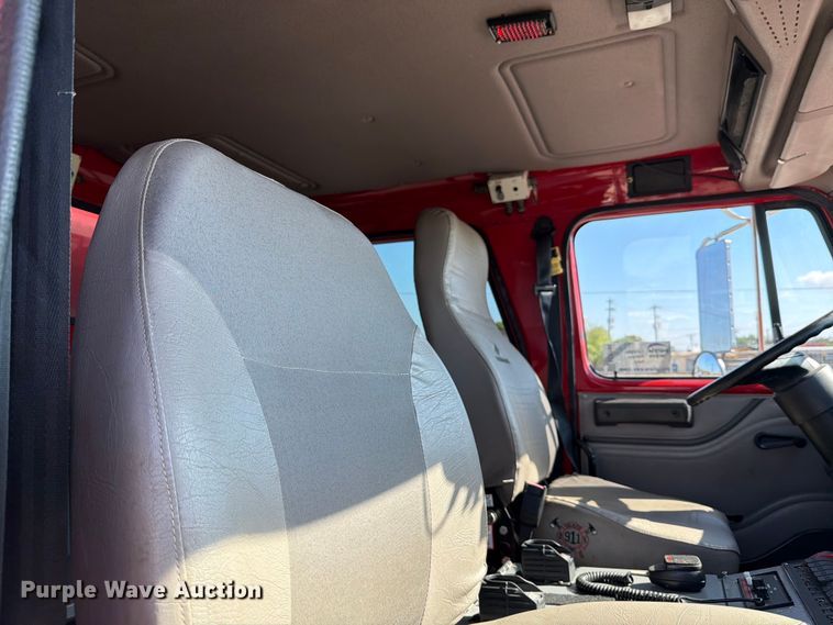 image for item ED5194 2002 International 4900 pumper fire truck