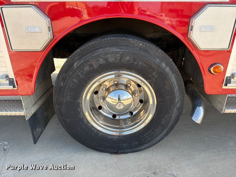 image for item ED5194 2002 International 4900 pumper fire truck