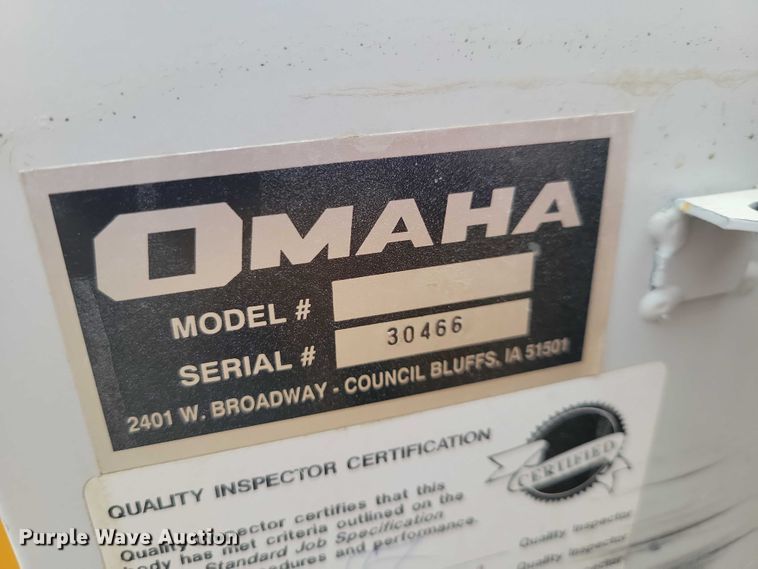 image for item EE0907 Omaha utility bed