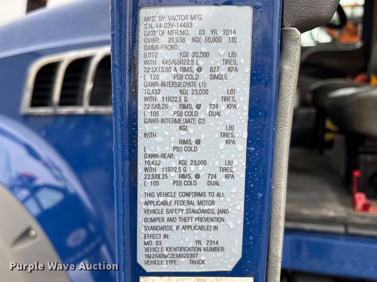 image for item EM5025 2014 Mack GU713  sewer jetter truck