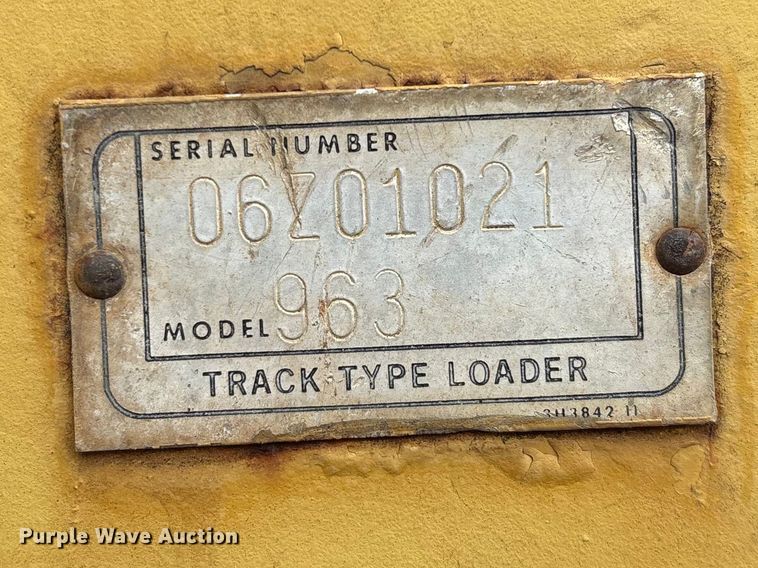 image for item EO4063 1982 Caterpillar 963 loader