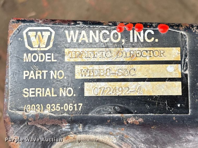 image for item EO4065 Wanco Traffic Director arrow board trailer