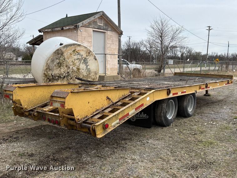 image for item EO4066 2002 Belshe  equipment trailer