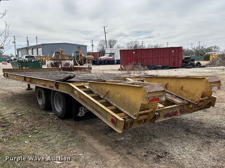 image for item EO4066 2002 Belshe  equipment trailer