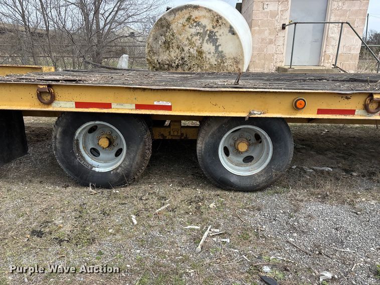 image for item EO4066 2002 Belshe  equipment trailer