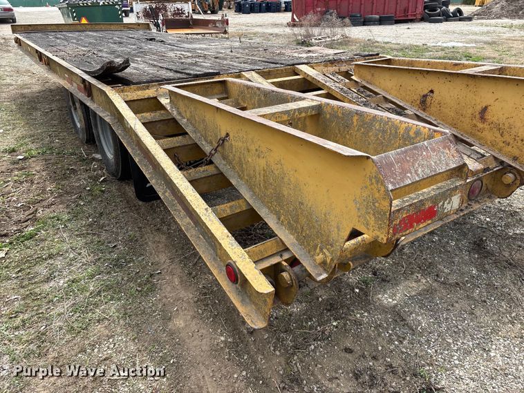 image for item EO4066 2002 Belshe  equipment trailer