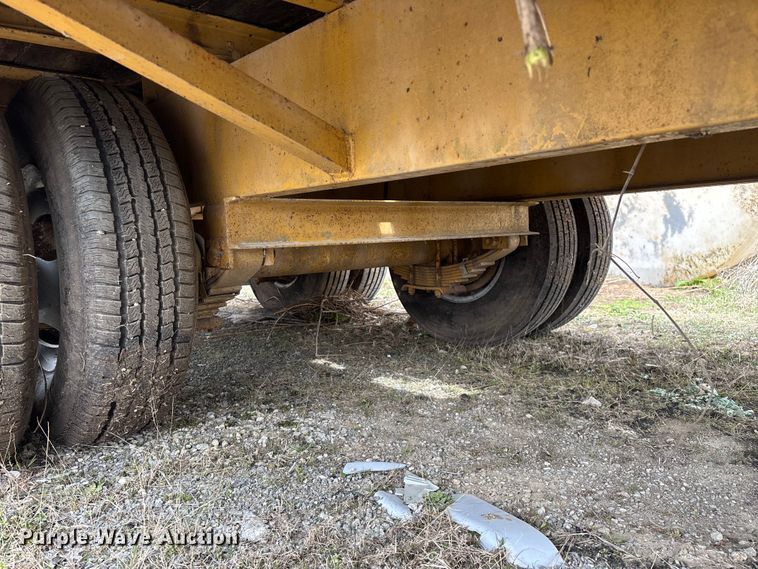 image for item EO4066 2002 Belshe  equipment trailer