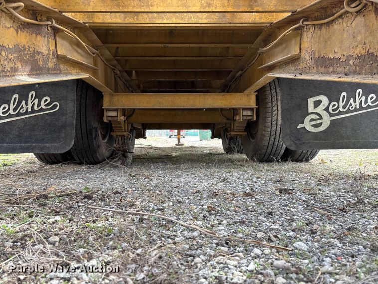 image for item EO4066 2002 Belshe  equipment trailer