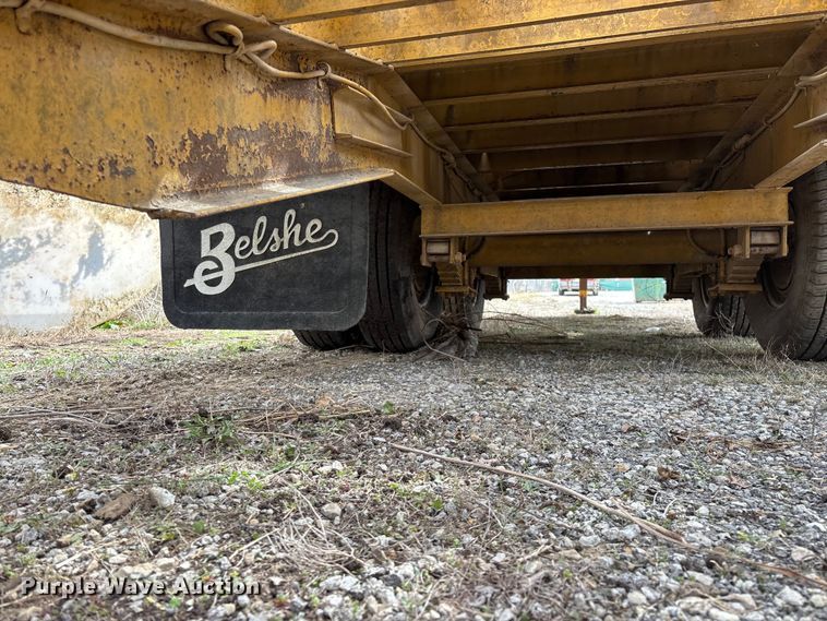 image for item EO4066 2002 Belshe  equipment trailer