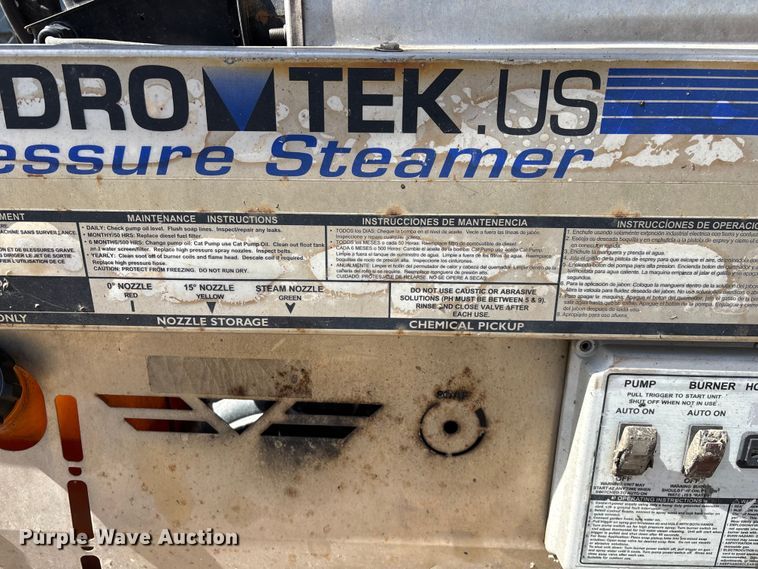 image for item EO4068 Hydro Tek. US HX35005 E3 pressure steamer