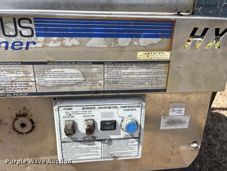 image for item EO4068 Hydro Tek. US HX35005 E3 pressure steamer