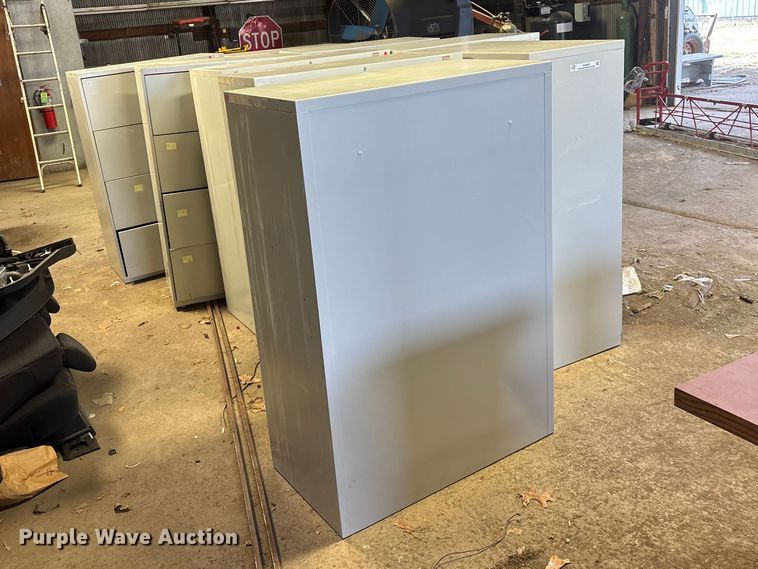 image for item EO4087 (9) metal cabinets