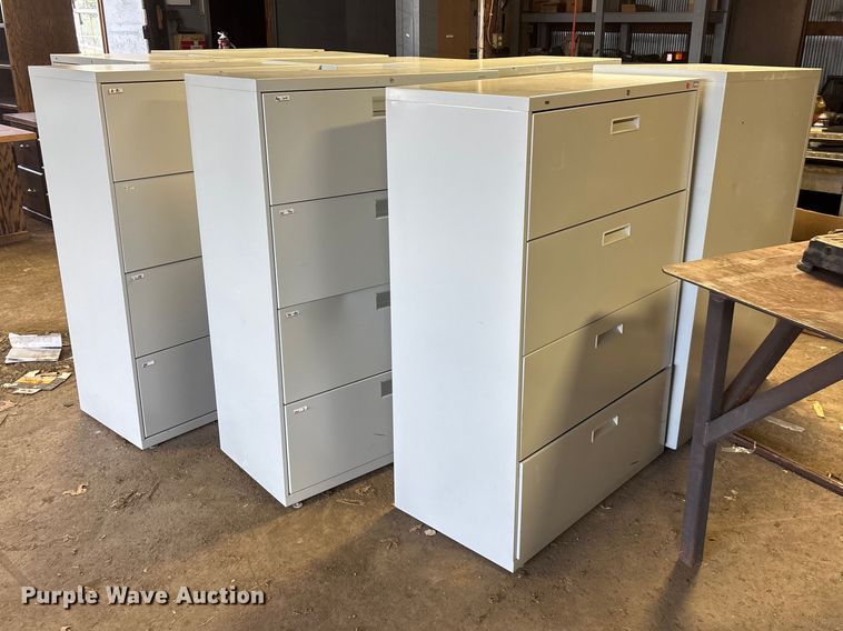 image for item EO4087 (9) metal cabinets