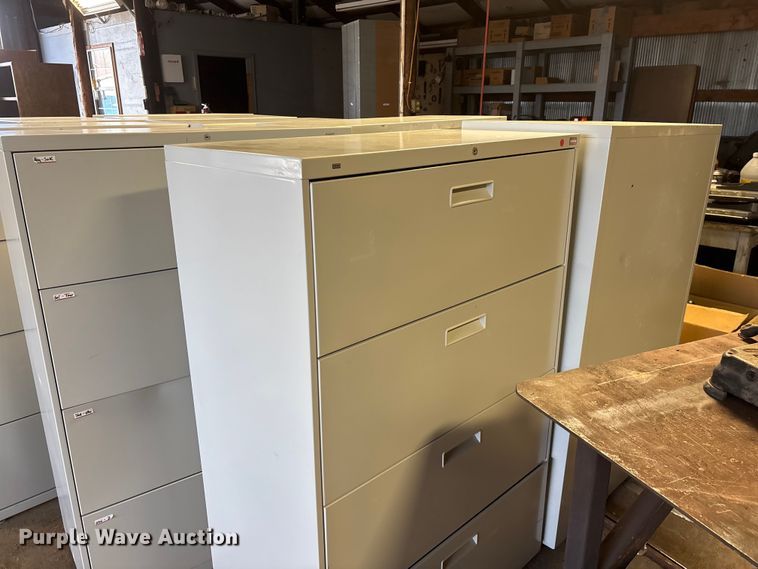 image for item EO4087 (9) metal cabinets