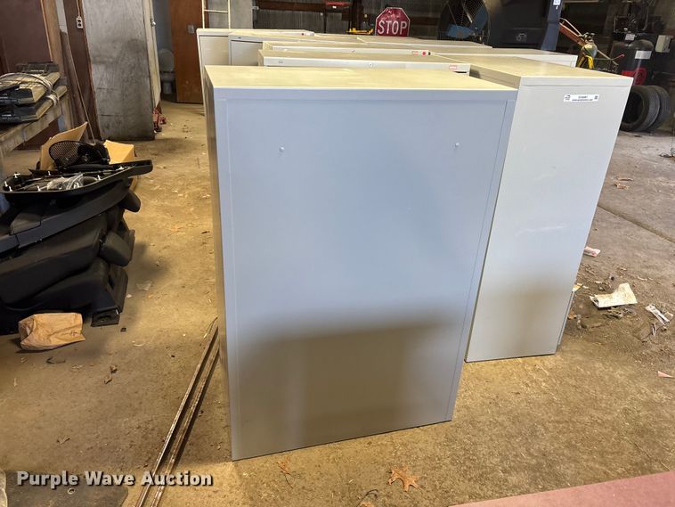 image for item EO4087 (9) metal cabinets