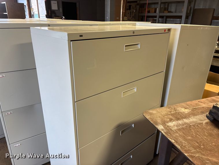 image for item EO4087 (9) metal cabinets
