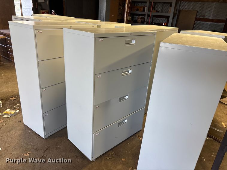 image for item EO4087 (9) metal cabinets