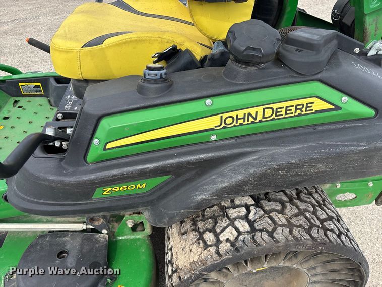 image for item EO4100 2020 John Deere Z960M ZTR lawn mower