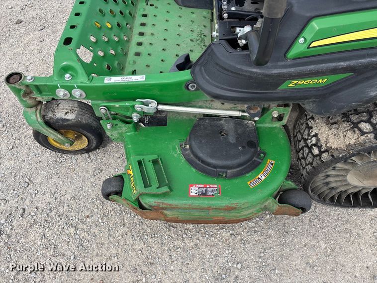 image for item EO4100 2020 John Deere Z960M ZTR lawn mower