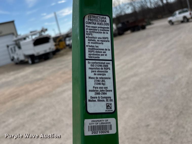 image for item EO4100 2020 John Deere Z960M ZTR lawn mower