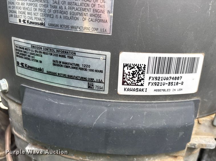 image for item EO4100 2020 John Deere Z960M ZTR lawn mower