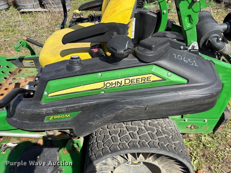 image for item EO4101 2018 John Deere Z960M ZTR lawn mower