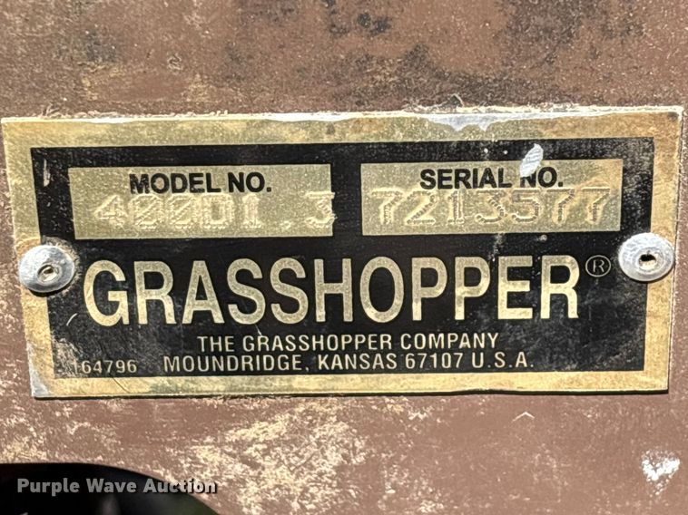 image for item EO4102 Grasshopper 400 D ZTR lawn mower