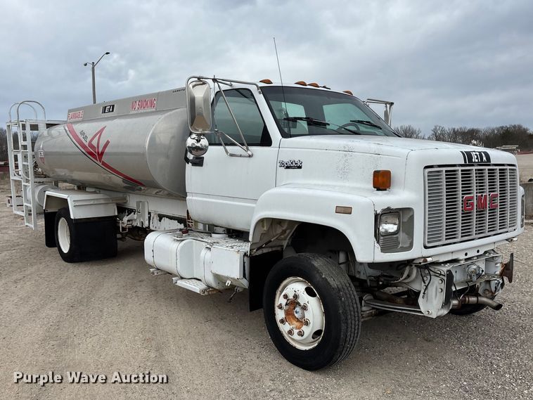 image for item EO4104 1992 GMC TopKick LoPro fuel truck