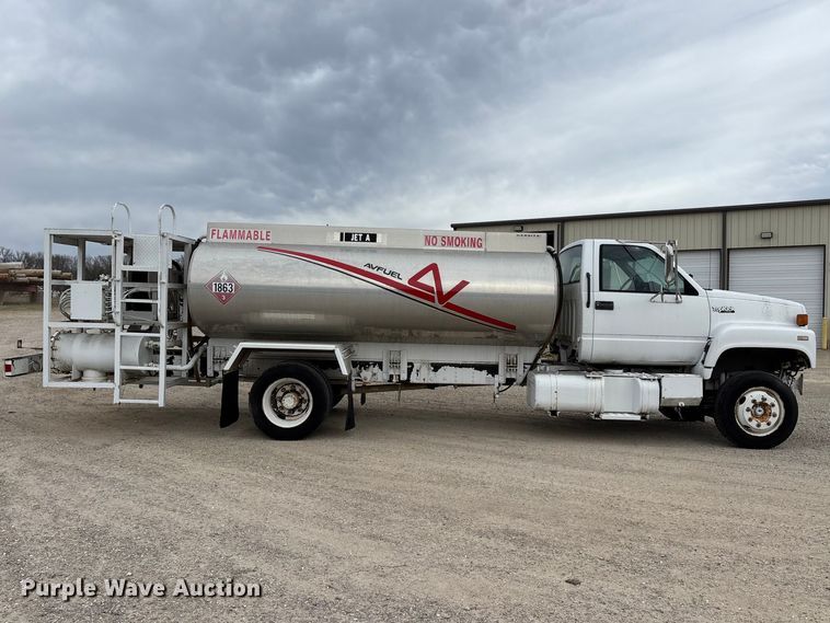 image for item EO4104 1992 GMC TopKick LoPro fuel truck