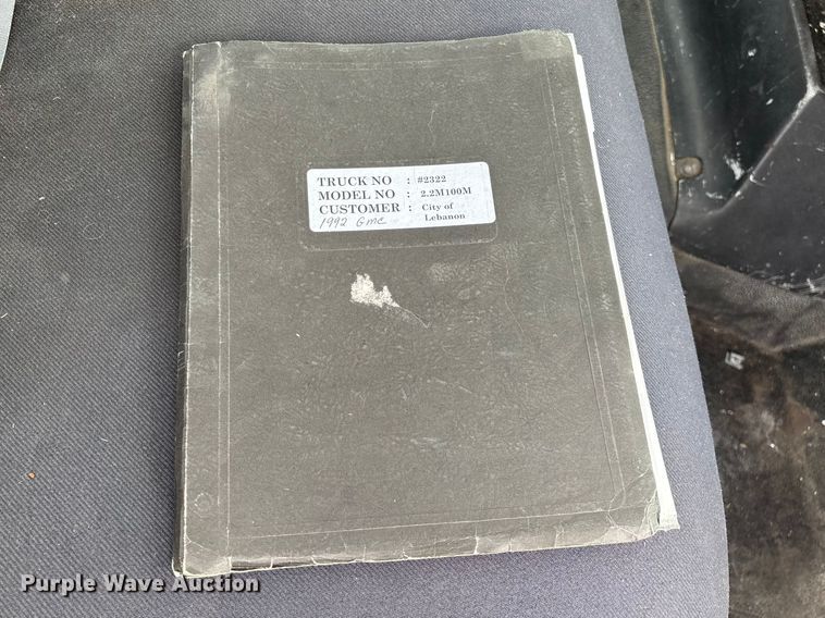 image for item EO4104 1992 GMC TopKick LoPro fuel truck