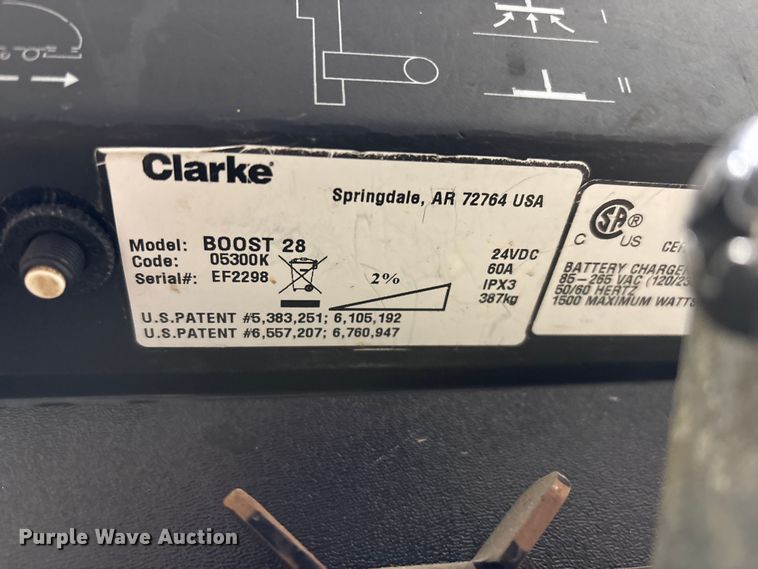 image for item EO4119 Clarke Boost 28 floor scrubber