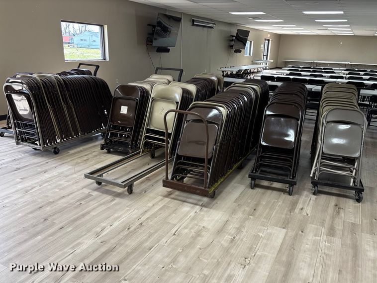 image for item EO4122 Approximately (190) folding chairs