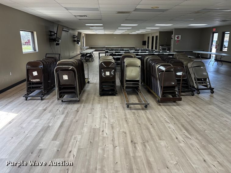 image for item EO4122 Approximately (190) folding chairs
