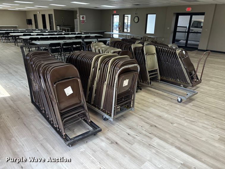 image for item EO4122 Approximately (190) folding chairs