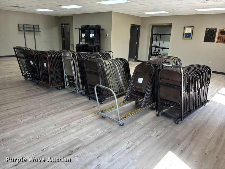 image for item EO4122 Approximately (190) folding chairs