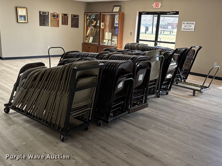 image for item EO4122 Approximately (190) folding chairs