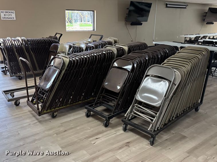 image for item EO4122 Approximately (190) folding chairs