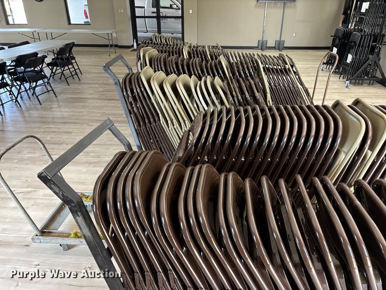 image for item EO4122 Approximately (190) folding chairs