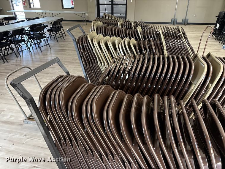 image for item EO4122 Approximately (190) folding chairs